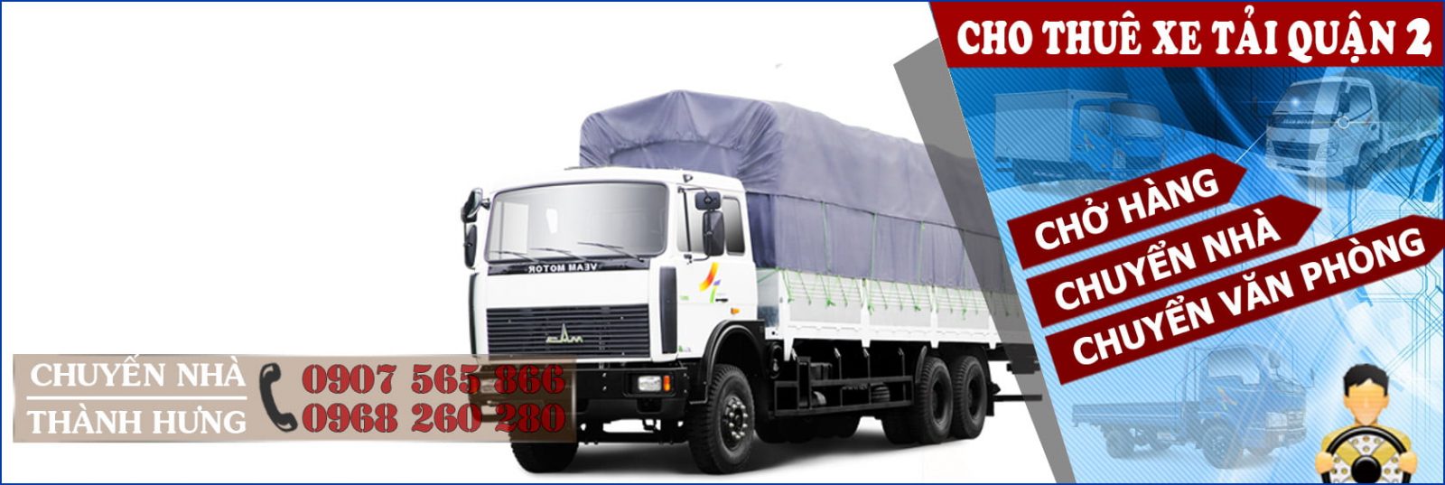 cho thuê xe tải giá rẻ Quận 2