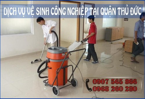 dịch vụ vệ sinh công nghiệp tại Quận Thủ Đức